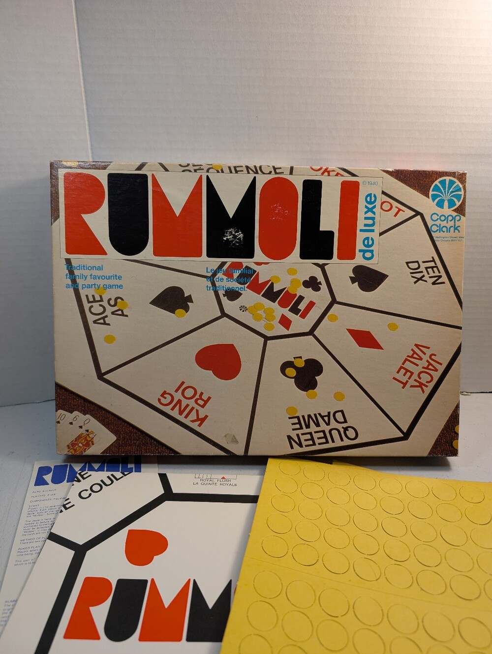 Rummoli Deluxe Family Board Game in Original Box- Never been Used